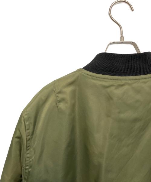 stussy（ステューシー）stussy (ステューシー) MA-1ジャケット グリーン×ブラック サイズ:Sの古着・服飾アイテム