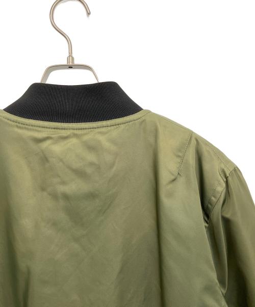 stussy（ステューシー）stussy (ステューシー) MA-1ジャケット グリーン×ブラック サイズ:Sの古着・服飾アイテム