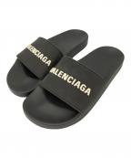 BALENCIAGAバレンシアガ）の古着「プールスライドサンダル」｜ブラック