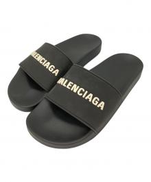 BALENCIAGA（バレンシアガ）の古着「プールスライドサンダル」｜ブラック