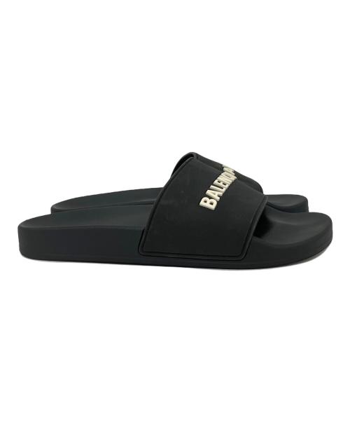 BALENCIAGA（バレンシアガ）BALENCIAGA (バレンシアガ) プールスライドサンダル ブラック サイズ:US 7の古着・服飾アイテム