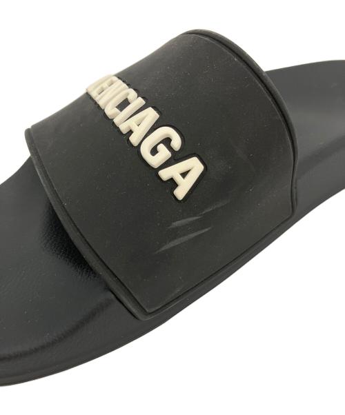 BALENCIAGA（バレンシアガ）BALENCIAGA (バレンシアガ) プールスライドサンダル ブラック サイズ:US 7の古着・服飾アイテム