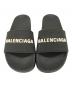 BALENCIAGA (バレンシアガ) プールスライドサンダル ブラック サイズ:US 7：30000円