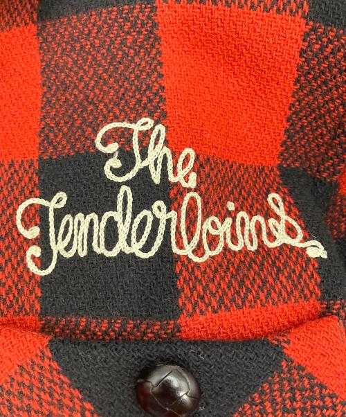 TENDERLOIN（テンダーロイン）TENDERLOIN (テンダーロイン) チェックジャケット レッド×ブラック サイズ:不明の古着・服飾アイテム