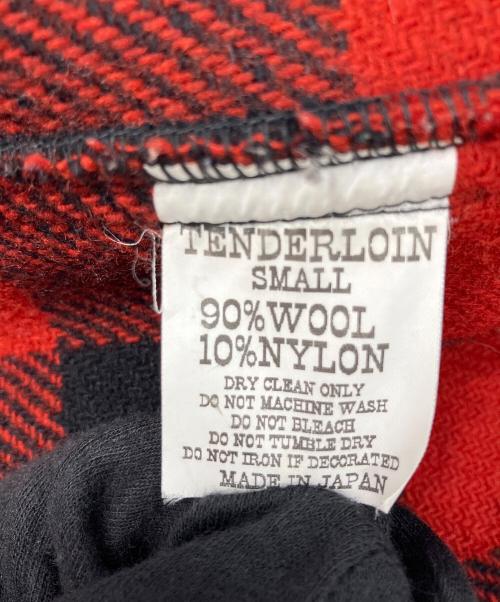 TENDERLOIN（テンダーロイン）TENDERLOIN (テンダーロイン) チェックジャケット レッド×ブラック サイズ:不明の古着・服飾アイテム