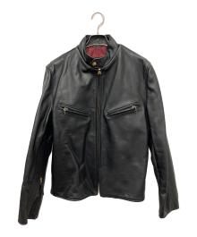 SCHOTT BROS.（ショットブロス）の古着「シングルライダースジャケット」｜ブラック