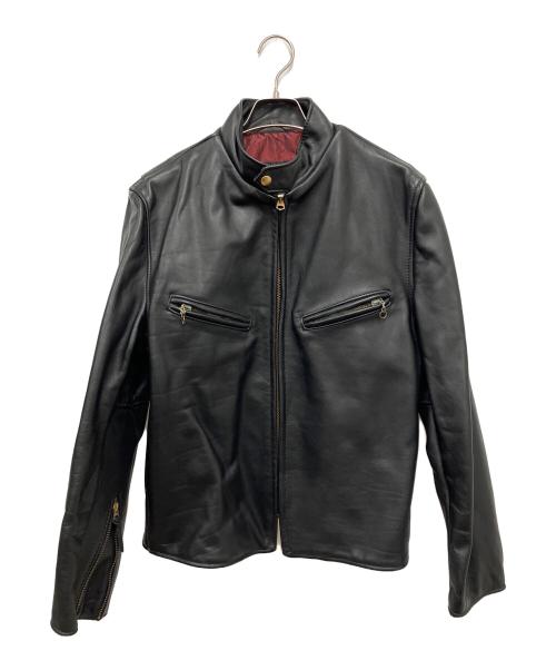SCHOTT BROS.（ショットブロス）SCHOTT BROS. (ショットブロス) シングルライダースジャケット ブラック サイズ:38の古着・服飾アイテム