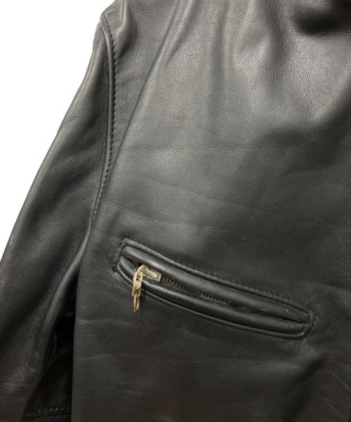 SCHOTT BROS.（ショットブロス）SCHOTT BROS. (ショットブロス) シングルライダースジャケット ブラック サイズ:38の古着・服飾アイテム