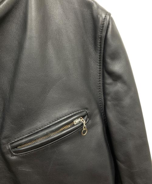 SCHOTT BROS.（ショットブロス）SCHOTT BROS. (ショットブロス) シングルライダースジャケット ブラック サイズ:38の古着・服飾アイテム