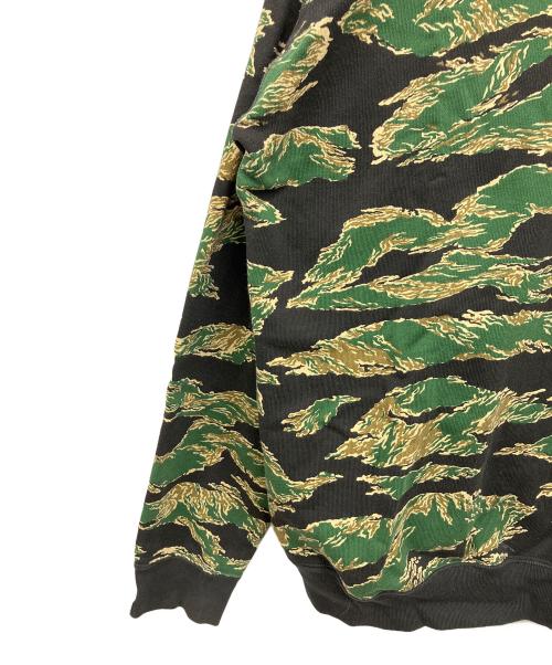 A BATHING APE（アベイシングエイプ）A BATHING APE (アベイシングエイプ) ジップパーカー グリーン×ブラック サイズ:Lの古着・服飾アイテム