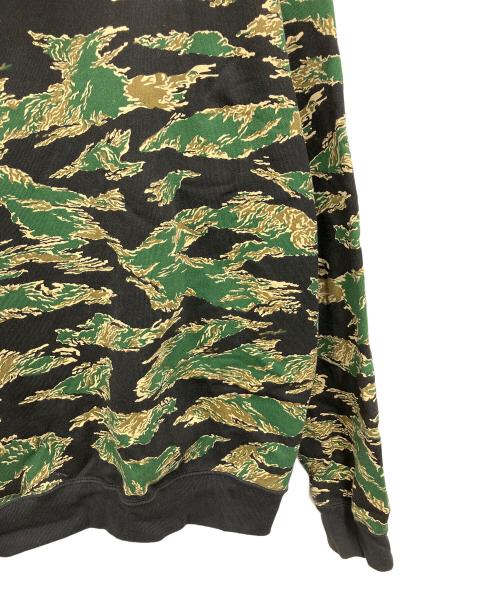 A BATHING APE（アベイシングエイプ）A BATHING APE (アベイシングエイプ) ジップパーカー グリーン×ブラック サイズ:Lの古着・服飾アイテム