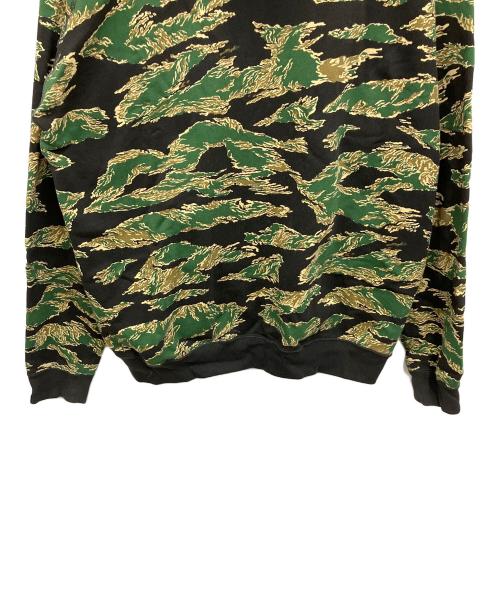A BATHING APE（アベイシングエイプ）A BATHING APE (アベイシングエイプ) ジップパーカー グリーン×ブラック サイズ:Lの古着・服飾アイテム
