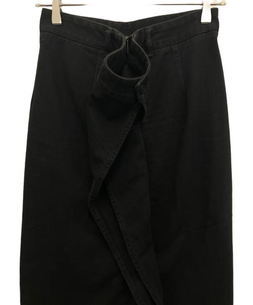 MM6 Maison Margiela（エムエムシックスメゾンマルジェラ）MM6 Maison Margiela (エムエムシックスメゾンマルジェラ) ロングスカート ブラック サイズ:36の古着・服飾アイテム