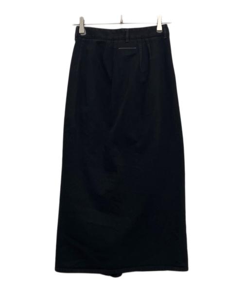 MM6 Maison Margiela（エムエムシックスメゾンマルジェラ）MM6 Maison Margiela (エムエムシックスメゾンマルジェラ) ロングスカート ブラック サイズ:36の古着・服飾アイテム