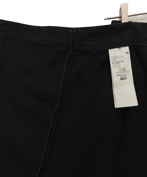 MM6 Maison Margiela（エムエムシックスメゾンマルジェラ）MM6 Maison Margiela (エムエムシックスメゾンマルジェラ) ロングスカート ブラック サイズ:36の古着・服飾アイテム