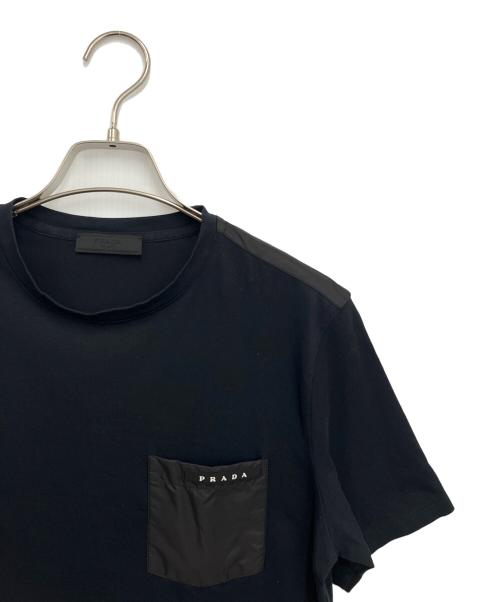 PRADA（プラダ）PRADA (プラダ) 半袖カットソー ブラック サイズ:Sの古着・服飾アイテム