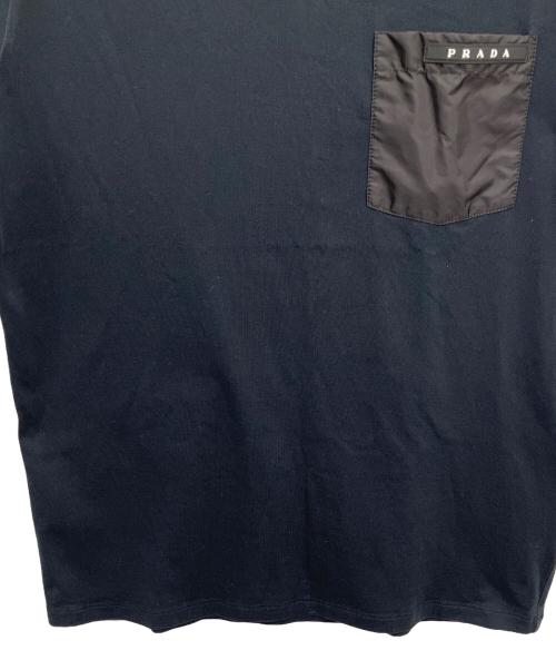 PRADA（プラダ）PRADA (プラダ) 半袖カットソー ブラック サイズ:Sの古着・服飾アイテム