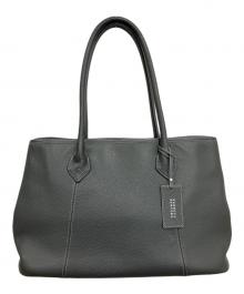 BARNEYS NEWYORK（バーニーズ・ニューヨーク）の古着「レザー トートバッグ」｜グレー
