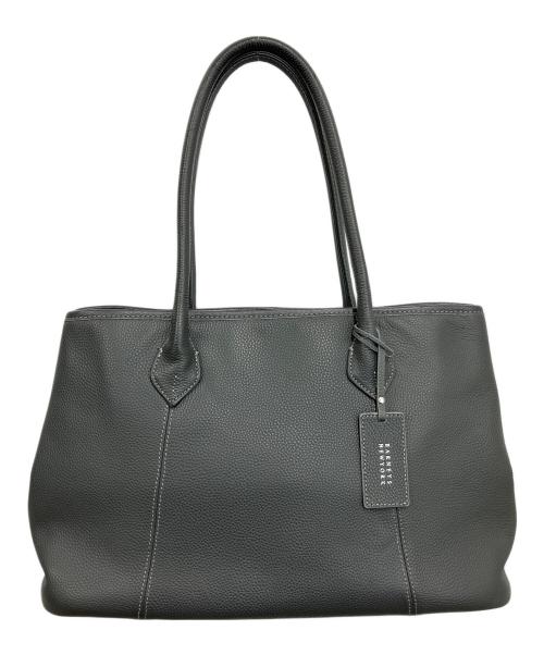 BARNEYS NEWYORK（バーニーズ・ニューヨーク）BARNEYS NEWYORK (バーニーズ・ニューヨーク) レザー トートバッグ グレーの古着・服飾アイテム
