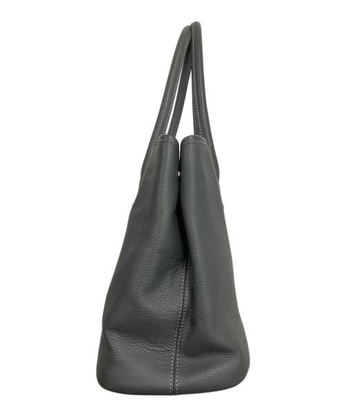BARNEYS NEWYORK（バーニーズ・ニューヨーク）BARNEYS NEWYORK (バーニーズ・ニューヨーク) レザー トートバッグ グレーの古着・服飾アイテム