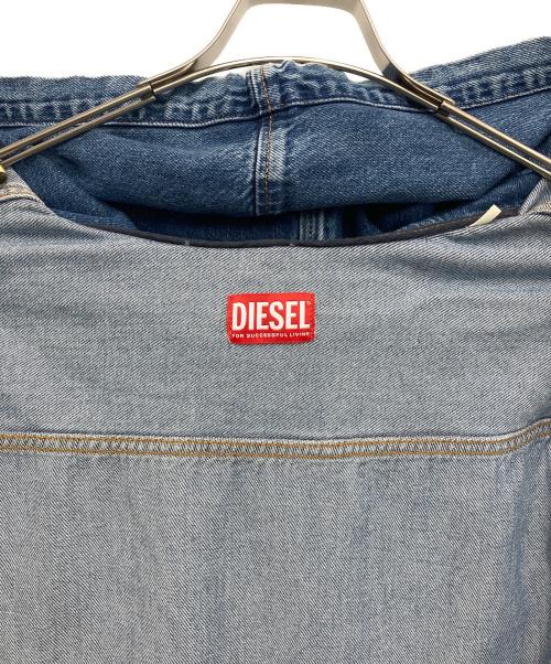 DIESEL（ディーゼル）DIESEL (ディーゼル) デニムジャケット インディゴ サイズ:Lの古着・服飾アイテム