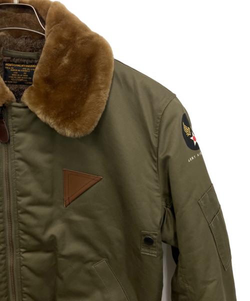 HOUSTON（ヒューストン）HOUSTON (ヒューストン) B-15A オリーブ サイズ:44の古着・服飾アイテム