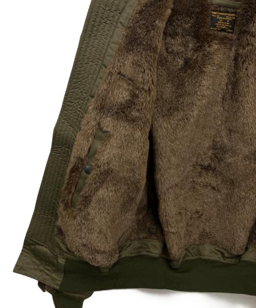 HOUSTON（ヒューストン）HOUSTON (ヒューストン) B-15A オリーブ サイズ:44の古着・服飾アイテム