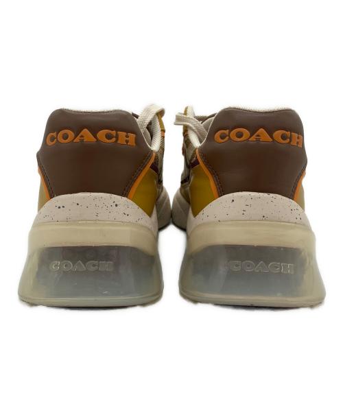 COACH（コーチ）COACH (コーチ) シティソールランナー シグネチャージャガード ベージュ サイズ:US 7Dの古着・服飾アイテム