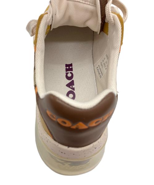 COACH（コーチ）COACH (コーチ) シティソールランナー シグネチャージャガード ベージュ サイズ:US 7Dの古着・服飾アイテム