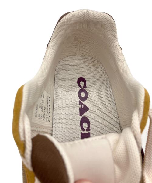 COACH（コーチ）COACH (コーチ) シティソールランナー シグネチャージャガード ベージュ サイズ:US 7Dの古着・服飾アイテム