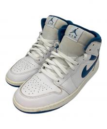 NIKE（ナイキ）の古着「Nike Air Jordan 1 Mid SE "Industrial Blue"」｜ブルー×ホワイト
