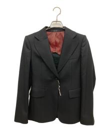 Maison Margiela（メゾンマルジェラ）の古着「テーラードジャケット」｜ブラック×レッド