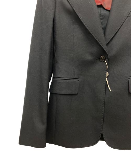 Maison Margiela（メゾンマルジェラ）Maison Margiela (メゾンマルジェラ) テーラードジャケット ブラック×レッド サイズ:38の古着・服飾アイテム