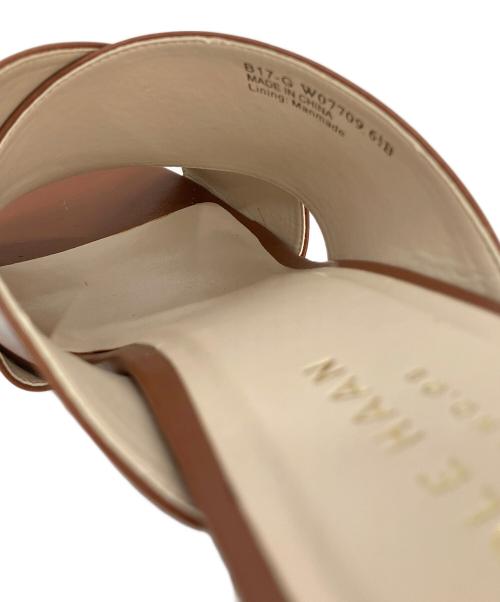 COLE HAAN（コールハーン）COLE HAAN (コールハーン) クロスバンドサンダル ブラウン サイズ:6 1/2の古着・服飾アイテム