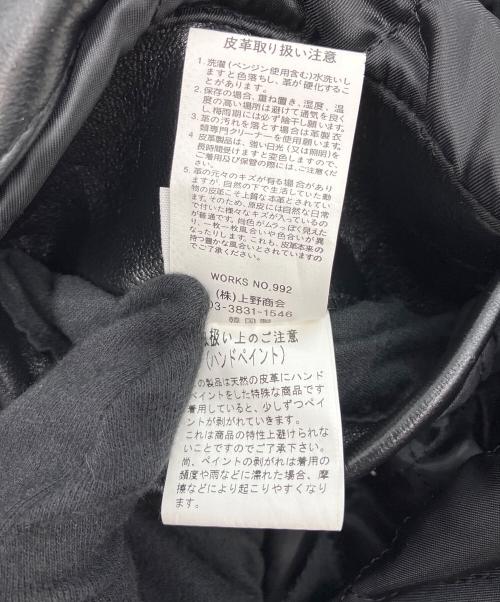 AVIREX（アヴィレックス）AVIREX (アヴィレックス) レザージャケット ブラック サイズ:Lの古着・服飾アイテム