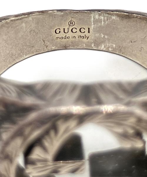 GUCCI（グッチ）GUCCI (グッチ) インターロッキングリングG グレー サイズ:19の古着・服飾アイテム