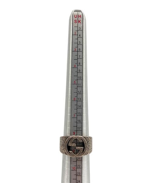 GUCCI（グッチ）GUCCI (グッチ) インターロッキングリングG グレー サイズ:19の古着・服飾アイテム