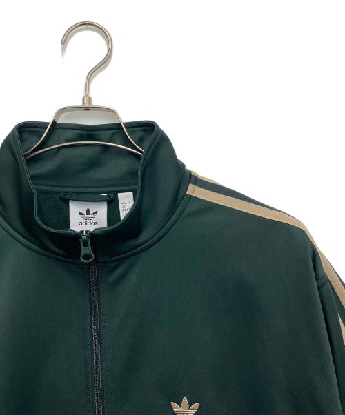 adidas（アディダス）adidas (アディダス) トラックジャケット グリーン×ベージュ サイズ:Lの古着・服飾アイテム