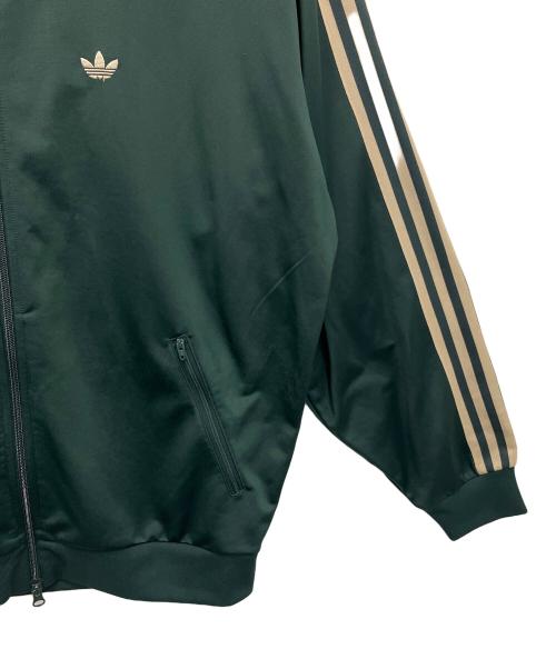 adidas（アディダス）adidas (アディダス) トラックジャケット グリーン×ベージュ サイズ:Lの古着・服飾アイテム