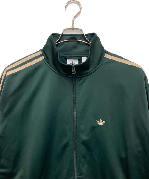 adidas（アディダス）adidas (アディダス) トラックジャケット グリーン×ベージュ サイズ:Lの古着・服飾アイテム