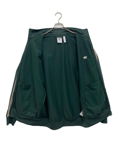 adidas（アディダス）adidas (アディダス) トラックジャケット グリーン×ベージュ サイズ:Lの古着・服飾アイテム