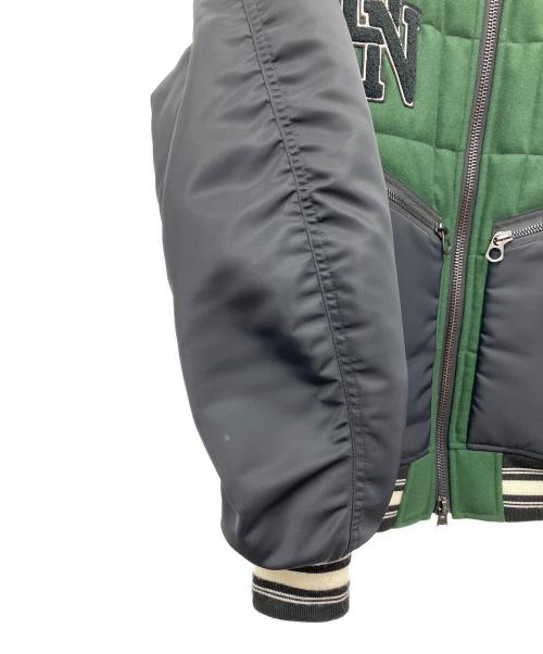 BURBERRY（バーバリー）BURBERRY (バーバリー) スタジャン グリーン×ブラック サイズ:Lの古着・服飾アイテム