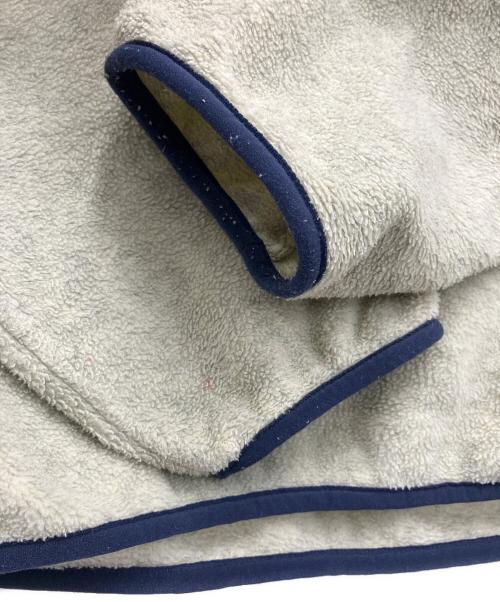 Patagonia（パタゴニア）Patagonia (パタゴニア) シンチラスナップTプルオーバー ベージュ×ネイビー サイズ:Ⅿの古着・服飾アイテム