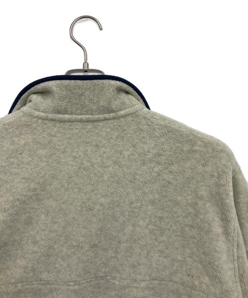 Patagonia（パタゴニア）Patagonia (パタゴニア) シンチラスナップTプルオーバー ベージュ×ネイビー サイズ:Ⅿの古着・服飾アイテム