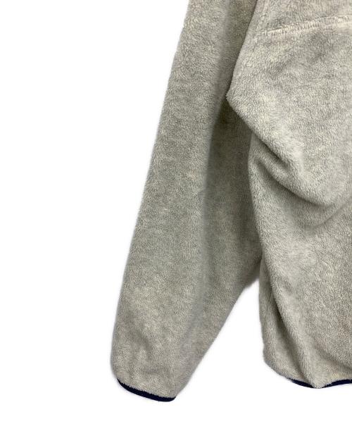 Patagonia（パタゴニア）Patagonia (パタゴニア) シンチラスナップTプルオーバー ベージュ×ネイビー サイズ:Ⅿの古着・服飾アイテム