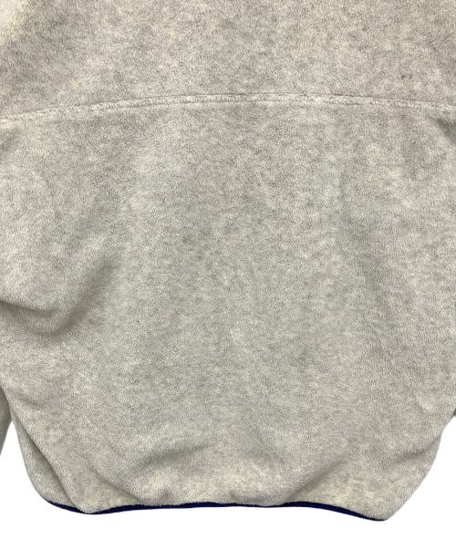 Patagonia（パタゴニア）Patagonia (パタゴニア) シンチラスナップTプルオーバー ベージュ×ネイビー サイズ:Ⅿの古着・服飾アイテム