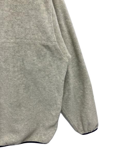 Patagonia（パタゴニア）Patagonia (パタゴニア) シンチラスナップTプルオーバー ベージュ×ネイビー サイズ:Ⅿの古着・服飾アイテム