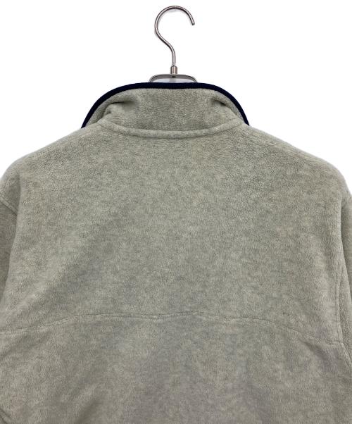 Patagonia（パタゴニア）Patagonia (パタゴニア) シンチラスナップTプルオーバー ベージュ×ネイビー サイズ:Ⅿの古着・服飾アイテム