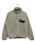 Patagonia（パタゴニア）の古着「シンチラスナップTプルオーバー」｜ベージュ×ネイビー