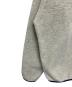 中古・古着 Patagonia (パタゴニア) シンチラスナップTプルオーバー ベージュ×ネイビー サイズ:Ⅿ：16000円